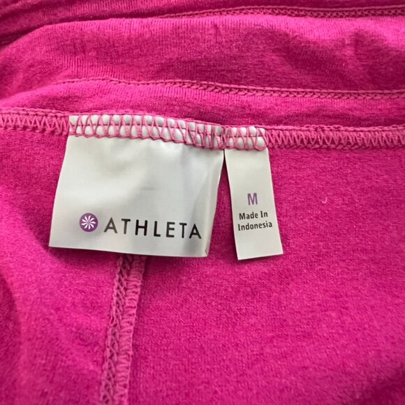 ATHLETA Beachcomber Midi Hi-Low Skirt Medium Cactus Flower Pink Athleisure - Picture 6 of 8